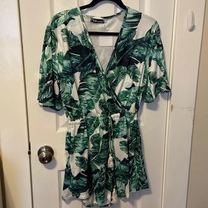 NWT Tropical Print Romper